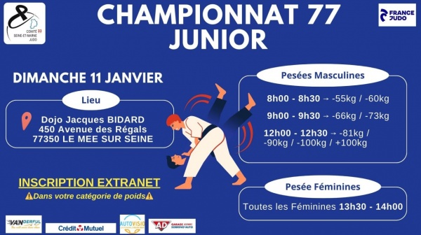 Chapionnat de Seine et Marne Juniors
